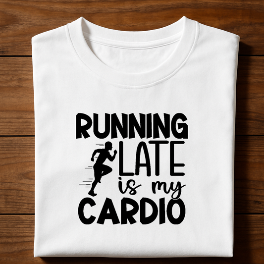 Running late is my Cardio